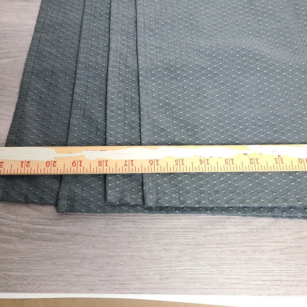 Norwex Napkin Gray Geometric Pattern Set Of 4 - Picture 5 of 6
